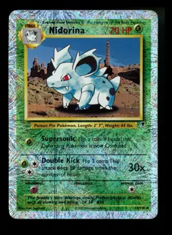 Nidorina 55/100 Legendary Collection 2002 Reverse Holo Pokemon Card TCG - Image 1