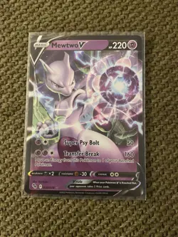 Pokemon TCG V, GX Full Art Holo Lot - Mewtwo, Mew - Fusion Strike, GO - 5 Cards - Image 4