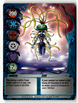 Bakugan Card - Sunrise (Mutant Elfin) - Mechtanium Surge - Image 1