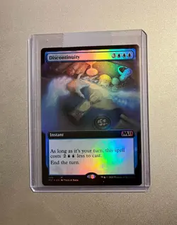 Discontinuity (Extended Art) Core Set 2021 Foil Mythic Rare MTG Magic - Image 1