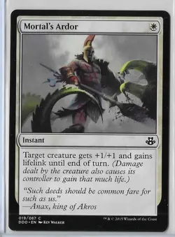 MTG Mortal's Ardor Duel Decks: Elspeth vs. Kiora Common Magic #019/067 Unplayed - Image 1