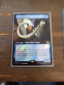 MTG Flesh Duplicate Borderless Surge Foil - Image 1