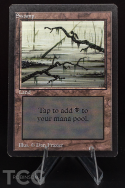 Swamp (C) - 1993 Magic the Gathering - Limited Edition Beta Regular - Image 1