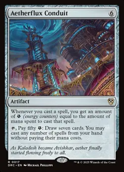 [1x] Aetherflux Conduit Near Mint, English Aetherdrift Commander MTG Magic - Image 1