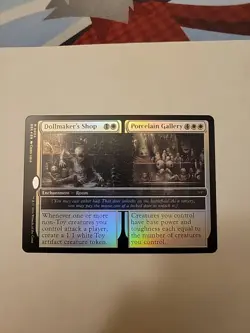 MTG - Dollmaker's Shop /Porcelain Gallery- Duskmourn -Foil Mythic - Image 3