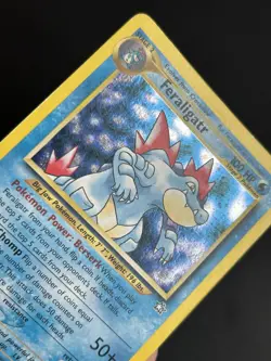 Pokemon TCG Feraligatr 4/111 Neo Genesis Holo Rare LP - Image 3
