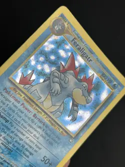 Pokemon TCG Feraligatr 4/111 Neo Genesis Holo Rare LP - Image 4