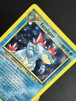 Pokemon TCG Feraligatr 4/111 Neo Genesis Holo Rare LP - Image 5