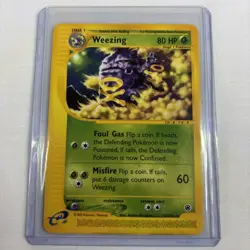 2002 Pokemon - Weezing 070/165 Expedition Base Set Regular - Image 1