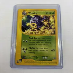 2002 Pokemon - Weezing 070/165 Expedition Base Set Regular - Image 2