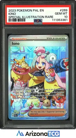 Pokemon 2023 Iono 269/193 SIR Paldea Evolved GEM MINT PSA 10 - Image 1