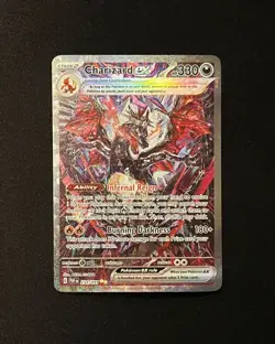 Charizard ex 234/091 SV: Paldean Fates SIR Pokemon - Image 1