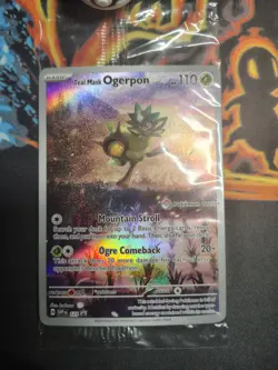 Pokemon TCG Teal Mask Ogerpon Pokemon Center Stamp Promo Twilight Mascarade - Image 2