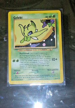 🔥1995 Pokemon TCG WOTC Celebi 16/64 Neo Revelation Regular Vintage - Image 1