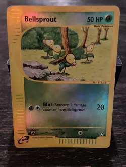 Pokemon Bellsprout Aquapolis Reverse Holo 045/147 50 HP Uncommon 2002 - Image 1