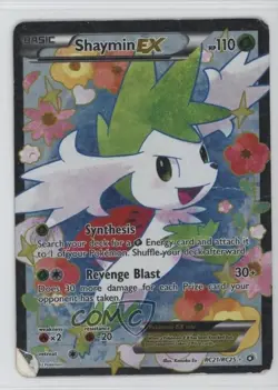Shaymin EX Pokemon Black & White Legendary Treasures Radiant Collection #RC21 - Image 1