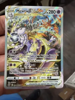 Pokemon TCG Mewtwo VSTAR GG44/GG70 Crown Zenith Galarian Gallery Ultra Rare Holo - Image 3