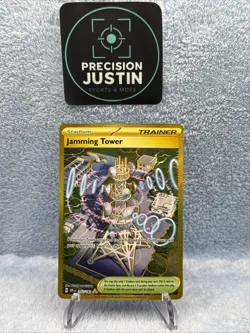 Pokemon TCG Jamming Tower 243/182 Hyper Rare Destined Rivals - Image 1