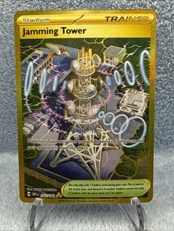 Pokemon TCG Jamming Tower 243/182 Hyper Rare Destined Rivals - Image 2