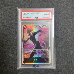 2024 One Piece SANJI starter deck ST14 PSA 10 - Image 1