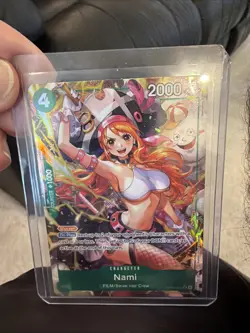 Nami (Alternate Art) OP14-031 The Azure Sea's Seven Foil English USA One Piece - Image 1