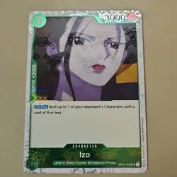 One Piece Izo (OP01-033/284) OP01 Romance Dawn NM Jolly Roger Holo Foil TCG CCG - Image 1