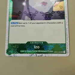 One Piece Izo (OP01-033/284) OP01 Romance Dawn NM Jolly Roger Holo Foil TCG CCG - Image 4