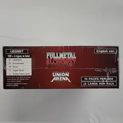 Bandai UE09BT English Ver. Fullmetal Alchemist Trading Card Game Union Arena - Image 4
