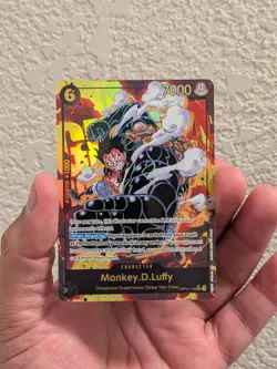 One Piece TCG Card Monkey D. Luffy OP10-118 Alt Art SEC English - Image 1