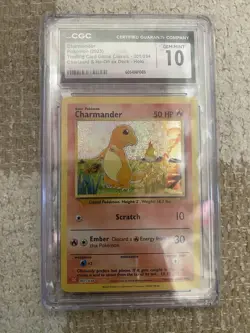 Charmander 001/034 Classic Collection CGC 10 Gem Mint Pokemon Card - Image 1