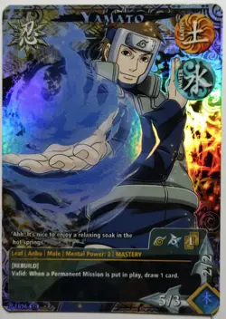 Carte Naruto TCG CCG Collectible Card Game Foil neuf Prism 388 Yamato - Image 1