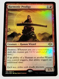 MTG Harmonic Prodigy Foil Modern Horizons 2. NM. - Image 1