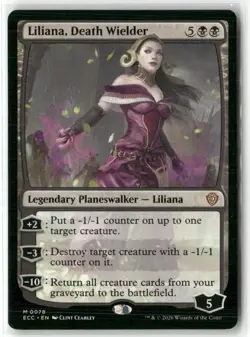 Liliana, Death Wielder Commander: Lorwyn Eclipsed Magic MTG NM - Image 1