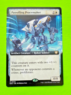 MTG Edge of Eternities - Patrolling Peacemaker - Extended Art - Non-Foil - Image 1