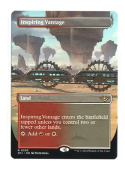 Inspiring Vantage (Borderless) (303) R Outlaws of Thunder Junction NM MTG - Image 1