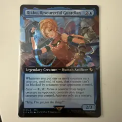 Rikku, Resourceful Guardian Extended Art Foil MTG Final Fantasy Commander - Image 1