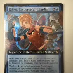 Rikku, Resourceful Guardian Extended Art Foil MTG Final Fantasy Commander - Image 3