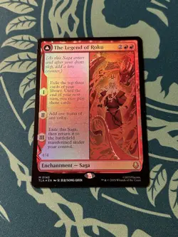 The Legend Of Roku Avatar Roku Foil Avatar Last Airbender TLA MTG Magic Mythic - Image 1