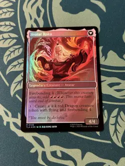 The Legend Of Roku Avatar Roku Foil Avatar Last Airbender TLA MTG Magic Mythic - Image 2