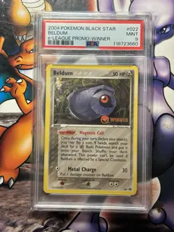 2004 Pokemon ~ e-League Promo ~ Winner ~ Beldum #22 ~ PSA 9 MINT - Image 1