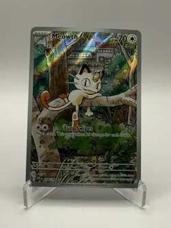 Pokemon TCG 2025 Meowth Mega Evolutions Phantasmal Flames #106/094 NM Condition - Image 1