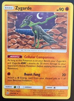 Pokemon TCG Zygarde Unified Minds 124/236 Regular Rare NM - Image 1