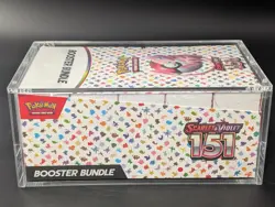 Pokemon 151 SV3.5 Booster Bundle Display Factory Sealed Case W/Acrylic Case - Image 4