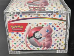 Pokemon 151 SV3.5 Booster Bundle Display Factory Sealed Case W/Acrylic Case - Image 5