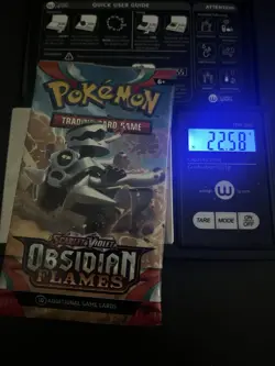 VERY HEAVY! 22.58Gram Obsidian Flames Pokemon TCG Factory Sealed Booster Pack!!! - Image 1