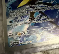 Pokemon TCG Mega Evolution Inteleon Illustration Rare 142/132 NM Holo IR - Image 2