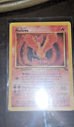 🔥1995 Pokemon TCG WOTC Moltres 27/62 Fossil Regular Vintage - Image 5