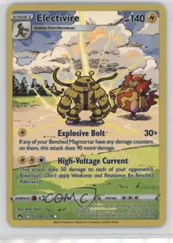 Full Art - Electivire Pokemon Sword & Shield Crown Zenith Galarian Gallery #GG08 - Image 1