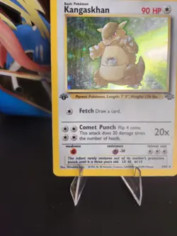 Pokemon TCG - 1st Edition Kangaskhan 5/64 Jungle 1999 Holo (P6) - Image 5