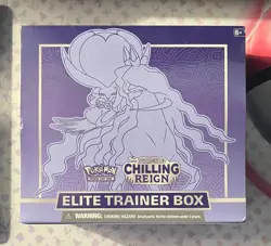 Pokemon TCG Chilling Reign Elite Trainer Box ETB Shadow Rider Art Factory Sealed - Image 1